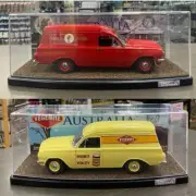 HOLDEN EH PANEL VAN TOA COLLECTION #1 ARNOTTS #2 VEGEMITE 1:18 SCALE + DISPLAYS