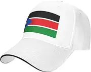 [SSIULUS] Flag of South Sudan Casquette Cap Hats,Trucker,Baseball Cap with Snapback,Perfect for Summer,Golf