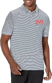 Top of the World NCAA Mens Short Sleeve Stretch Bunker Polo