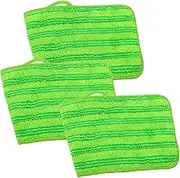 NULYLU 3pcs Microfiber Mop Pads for Home Cleaning Machine Washable Replacement Mop Replacement for Hardwood Tile Laminate Easy Install