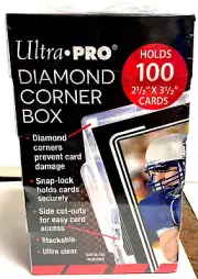 Ultra Pro Diamond Corner Box Display Case of 10 Boxes for Standard Card Sizes