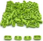 Lego 100 New Lime Plates Round 1 x 2 with Open Studs Parts