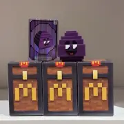 2025 McDonald's Minecraft Movie Meal - Grimace Egg + Code | Free Shipping