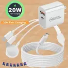USB C Adapter Magnetic Fast Charger For Apple Watch 7/6/5/4/3/2/1/SE iPhone iPad