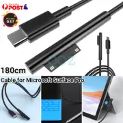 Fast Charging USB Type-C Power Cable Supply for Microsoft Surface Pro 7 3 4 5 6