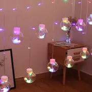 Water resistant Wishing Ball Curtain String Lights Fairy Hanging Lights Patio Lawn Garden Wedding