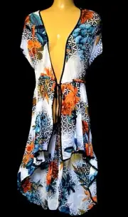 TS TAKING SHAPE plus size S - M / 18 Cordelia Cardi hi-lo light top NWT rrp$160!