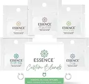 Essence Nasal Diffuser | Essential Oil Ring | Silicone Nose Inhaler Bundle Pack (Custom Blends)