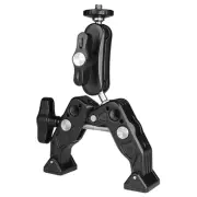 2X(1 Piece Articulating Arm Clamp Super Clamp for Umbrella Monitor LED1377