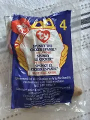 Spunky the cocker spaniel beanie baby mcdonalds New In Bag