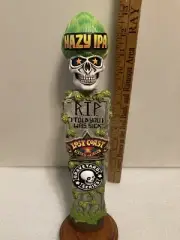 LOST COAST GRAVEYARD SERIES HAZY IPA Draft beer tap handle. CALIFORNIA.