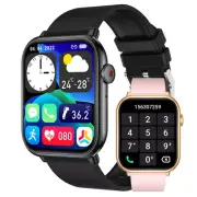 Smart Watch Bluetooth Call Heart Rate BP Monitor Waterproof Watch♬