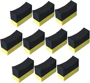 JUMPLAWN 10pcs Tire Dressing Applicator Wax Polishing Sponge Portable Car Cleaning Tool for Interior Dashboard Windshield Scratch Shine Durable and Versatile Use