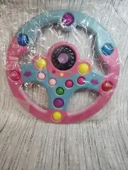 Pop It Steering Wheel Fidget Pink