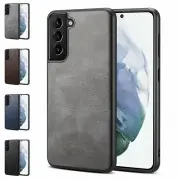 Luxury Leather Solid Color Phone Case For Samsung Galaxy S21 S20 S10 Note 9 8
