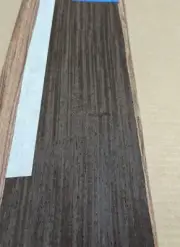 Wenge African Quarter Cut wood veneer 7" x 31" raw no backing 1/42'' thickness