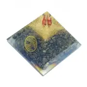 1 pc Pyrite Crystal Tree of Life Orgone Pyramid EMF Protection Meditation
