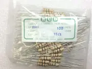 CF200S-15R-JB RCD Res Carbon Film 15 Ohm 5% 2W 50 PIECES