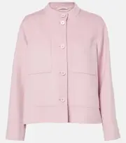['S Max Mara] 'S Max Mara Susanna virgin wool cardigan UK 12 pink