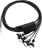 Motorcycle Underglow Lights, 7 Color Led Lights, Waterproof Led Kit, 12v Atmosphere, Super Bright Underglow for Bikes, Indoor, Outdoor, Present, Aircraft, 140cm