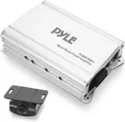 Mono-Block Audio Amplifier System - Class D Compact Car Amp, Weather Resistant,
