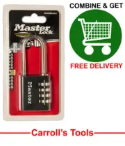 Master Lock 51mm Shackle Combination Padlock 7640DBLKLH