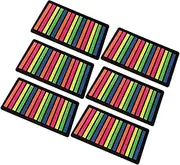 HAPINARY 6 Colored Transparent Page Markers Professional Highlight Strips for Easy Reading Learning Book Accessories to Enhance Focus Visual Tracking Skills