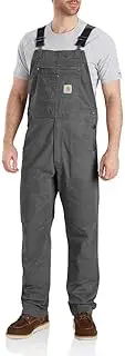 Carhartt mens Rugged Flex® Relaxed Fit Canvas Bib Overall