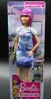 2020 Barbie You Can Be Anything Career Doll Salon Stylist Doll Magenta Hair New