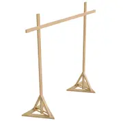 Strong Wooden Wedding Backdrop Stand Arch Door Party Garden Flower Plants Rack