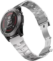 [ISOUDE] Quick Release 22 26mm Wrist Strap For Garmin Fenix 6 6X Pro 5 5X Plus 935 3HR Watch Titanium Alloy Watchband Accessory Bracelet