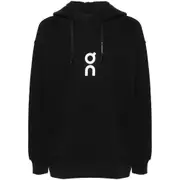 [On Running] On Running Monogram-print Hoodie S BLACK