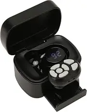 Remote Control for TikTok, Page Turner Remote, Remote Control Scrolling for iOS for Android Camera Video Recording Control with Charging Case (Black), Black