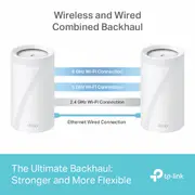 TP-LINK BE22000 Tri-Band Whole Home Mesh Wi-Fi 7 System (3-pack)