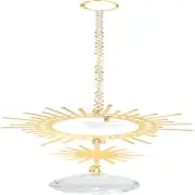 1Pack Imitation Crystal Suncatcher Hanging Sun Drop Pendant Prism Ball Pendant D