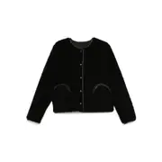 [Blazé Milano] Blazé Milano Button-fastening Sheepskin Jacket I NUMERIC BLACK
