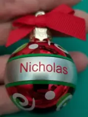 Gantz Christmas Ball Name Ornament Nicholas