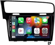 for Volkswagen VW Golf 7 MK7 Radio 2013-2017 Car Stereo 10.1" Touchscreen Wireless Carplay Android Auto GPS Navigation Free Reverse Camera 4+64GB