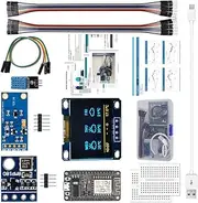 0.96" OLED IIC Display Set ESP8266 Weather Station Kit with DHT11 Temperature Humidity Sensor
