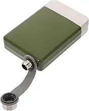 Amosfun Slim Stainless Steel Flask Portable Leak Proof Flask for Wine Whiskey Water Camping Accessory