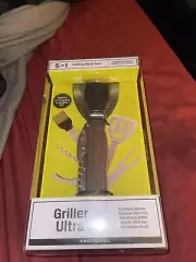 GRILLER ULTRA PROTOCOL 5 IN 1 GRILLING MULTI TOOL SPATULA , FORK BASTING...