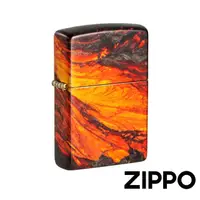 在飛比找momo購物網優惠-【Zippo】炙熱岩漿防風打火機(美國防風打火機)