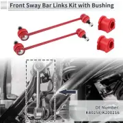 Front Stabilizer Bar Links with 2 Pcs Bushing for Jeep Patriot 07-17 No.K80258