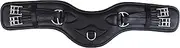 Horse English Black Padded Leather Comfort Contoured Dressage Girth 97MI02BK