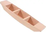Beavorty Wooden Boat Ornaments for Home 1pc Mini Boat Decor for Micro Landscape DIY Craft Projects