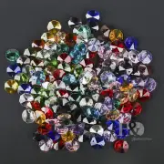 100PCS Crystal Octagon Beads Multicolour Chandelier Lamp Parts Home Decor 14mm