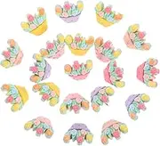 CANIGHT 20pcs Flower Shaped Pushpins Cork Board Thumbtacks for Photos Art Craft Activities Convenient Map Accessories for Home and Office Use