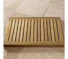 A-Grade Teak Wood 24x18 Floor Mat Door Shower Pool Bath Room Spa Outdoor Garden