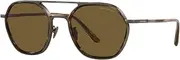 [Giorgio Armani] AR 6145 Brushed Gunmetal/Dark Brown 53/21/145 men Sunglasses