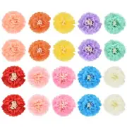 Crepe Paper Flowers, 10 Colors Tissue Paper Flowers - 12 x 12 Inch / 20 Pcs